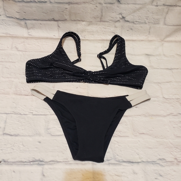 Abercrombie & Fitch Other - Abercrombie & Fitch Navy Bikini with White Cut Out